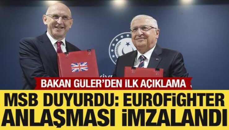 Türkiye ve İngiltere arasında Eurofighter anlaşması
